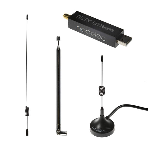 RTL-SDR Empfänger 25–1700 MHz mit Bias-T, TCXO 0,5 ppm, 3 Antennen