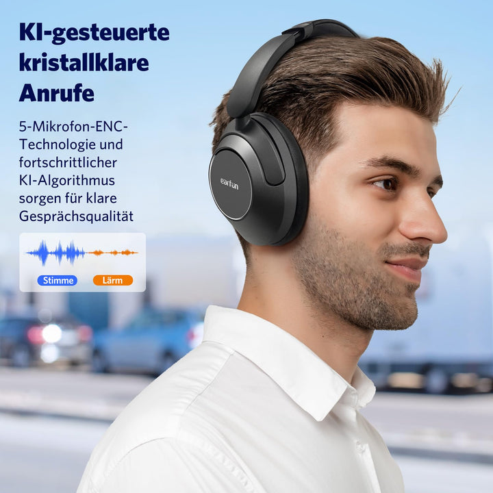 Over-Ear Kopfhörer Bluetooth ANC 45dB LDAC 80h Akku - Bild 7