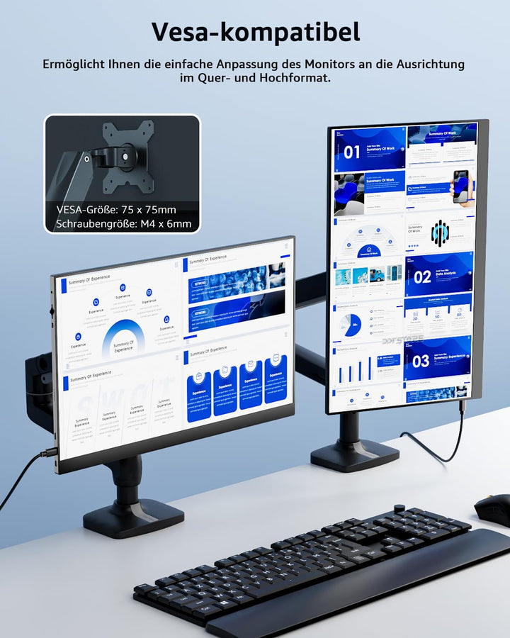 Tragbarer Monitor 15,6 Zoll Full HD IPS für Laptop und PC - Bild 5