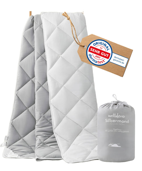 Allergiker Winterdecke Mikrofaser 135x200 cm warm atmungsaktiv