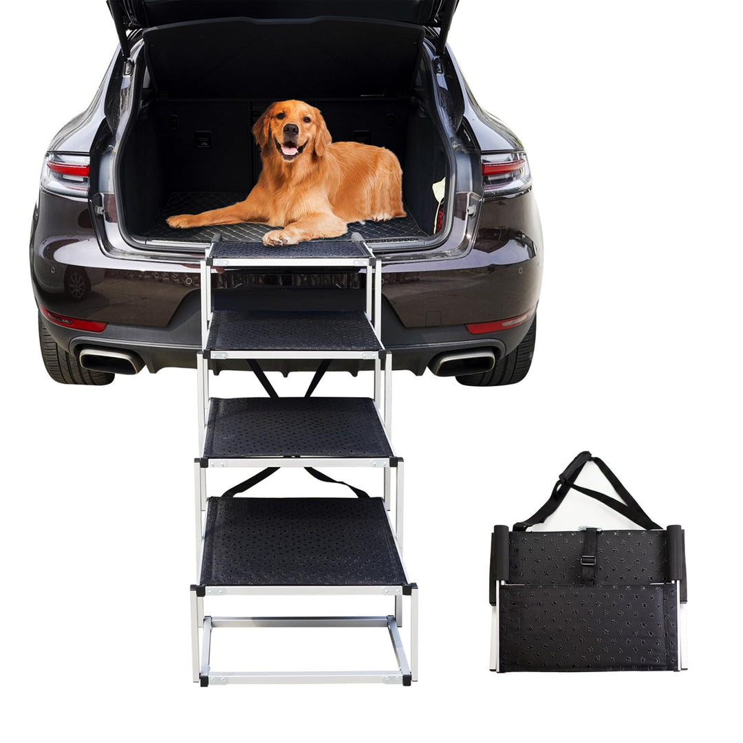 Hundetreppe Auto 4 Stufen klappbar Aluminium bis 70 kg