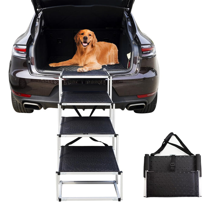 Hundetreppe Auto 4 Stufen klappbar Aluminium bis 70 kg