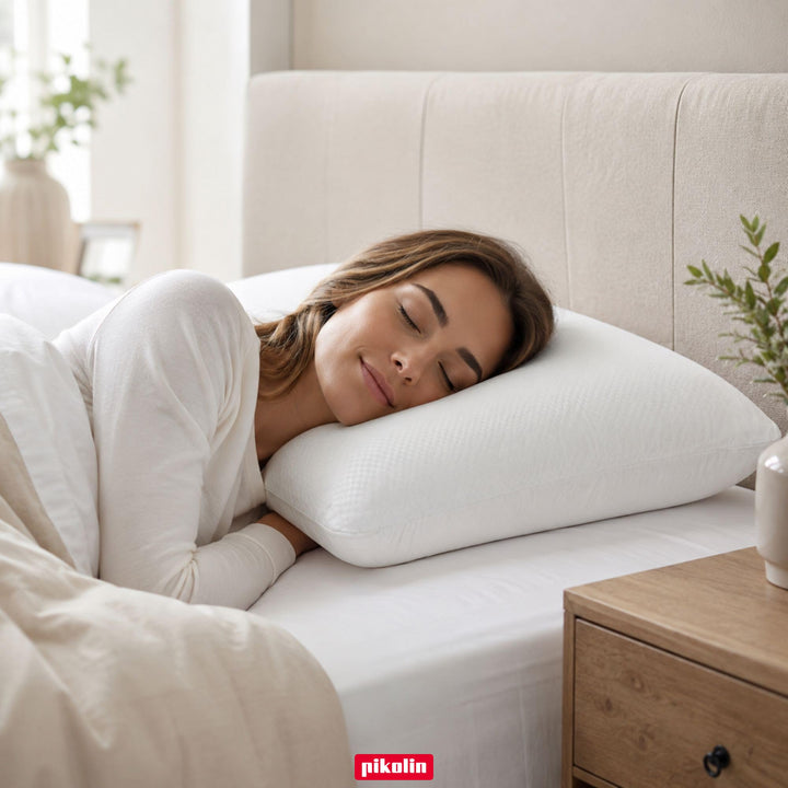 Memory-Foam-Kissen 60 cm ergonomisch mittelfest für alle Schlaftypen - Bild 5