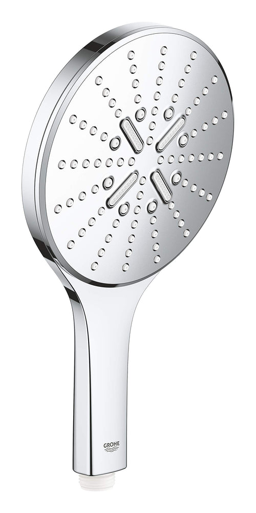 Handbrause 3 Strahlarten Chrom mit Antikalk & EcoJoy 9,5 l/min
