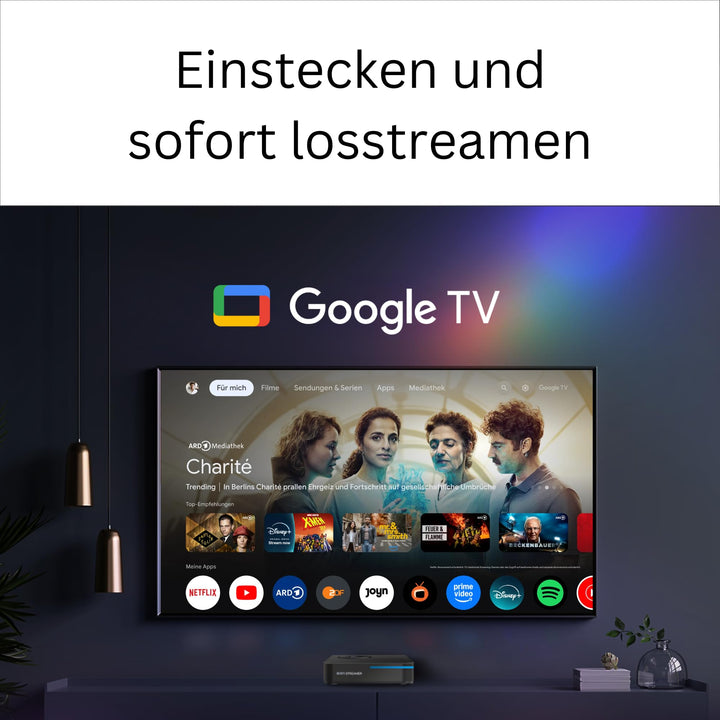 Streaming Box 4K Google TV 14 mit 4GB RAM, 32GB, WiFi 6 - Bild 2