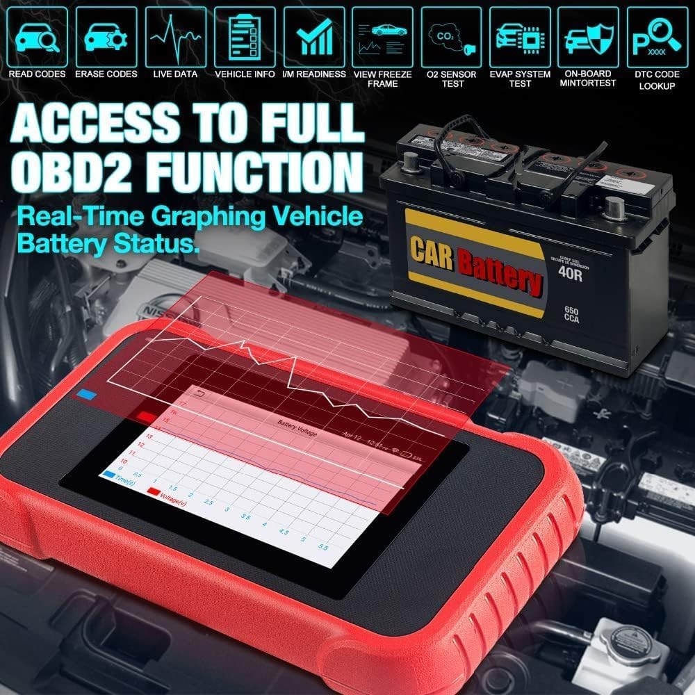 OBD2 Diagnosegerät 7 Reset-Funktionen 5-Zoll Touch lebenslange Updates - Bild 6