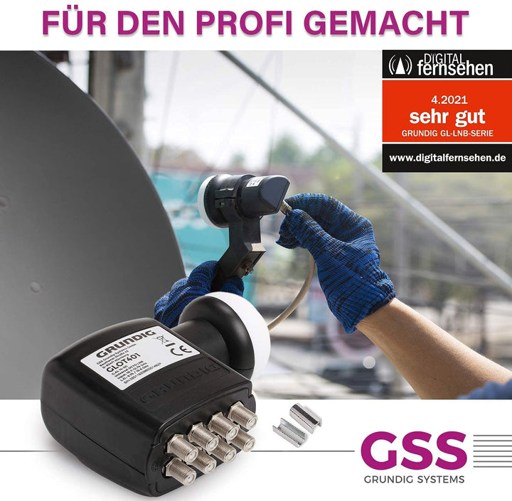Octo LNB 8-fach Sat-Antenne 4K UHD mit LTE-Filter und Wetterschutz - Bild 2