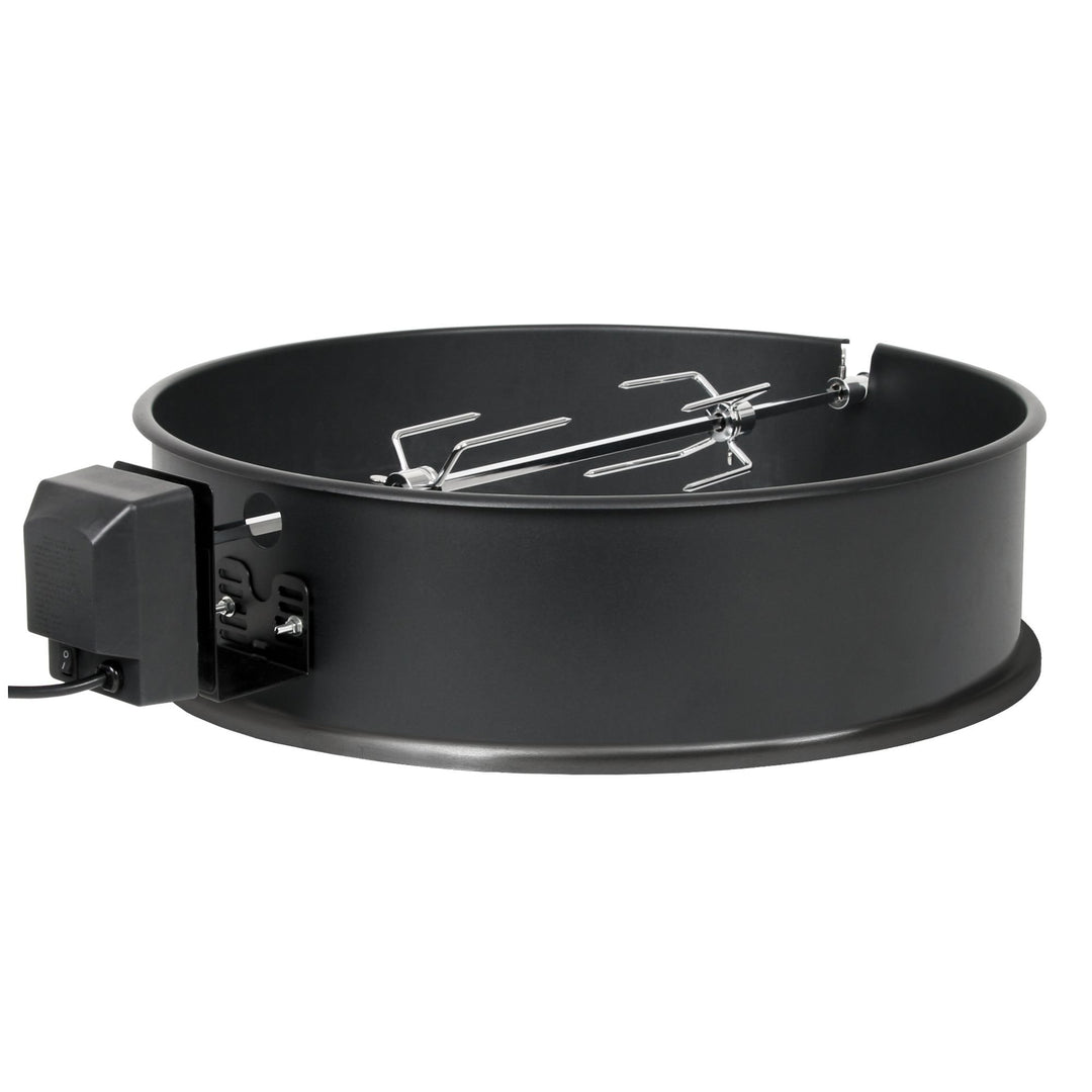 Rotisserie Drehspieß Set für Kugelgrill 57 cm elektrisch 10 kg