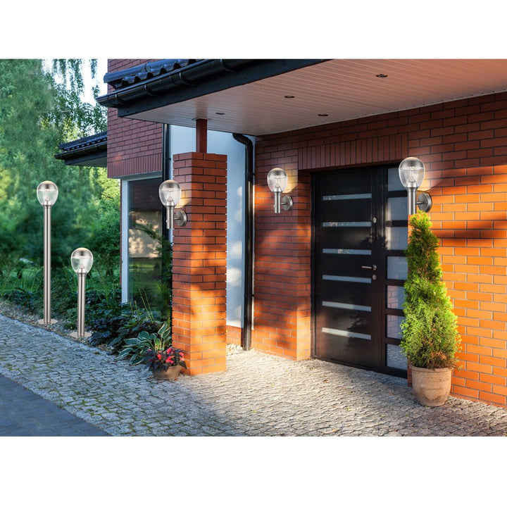 Wandleuchte Aussen LED 11W Edelstahl dunkelgrau IP-Schutz Garten - Bild 4
