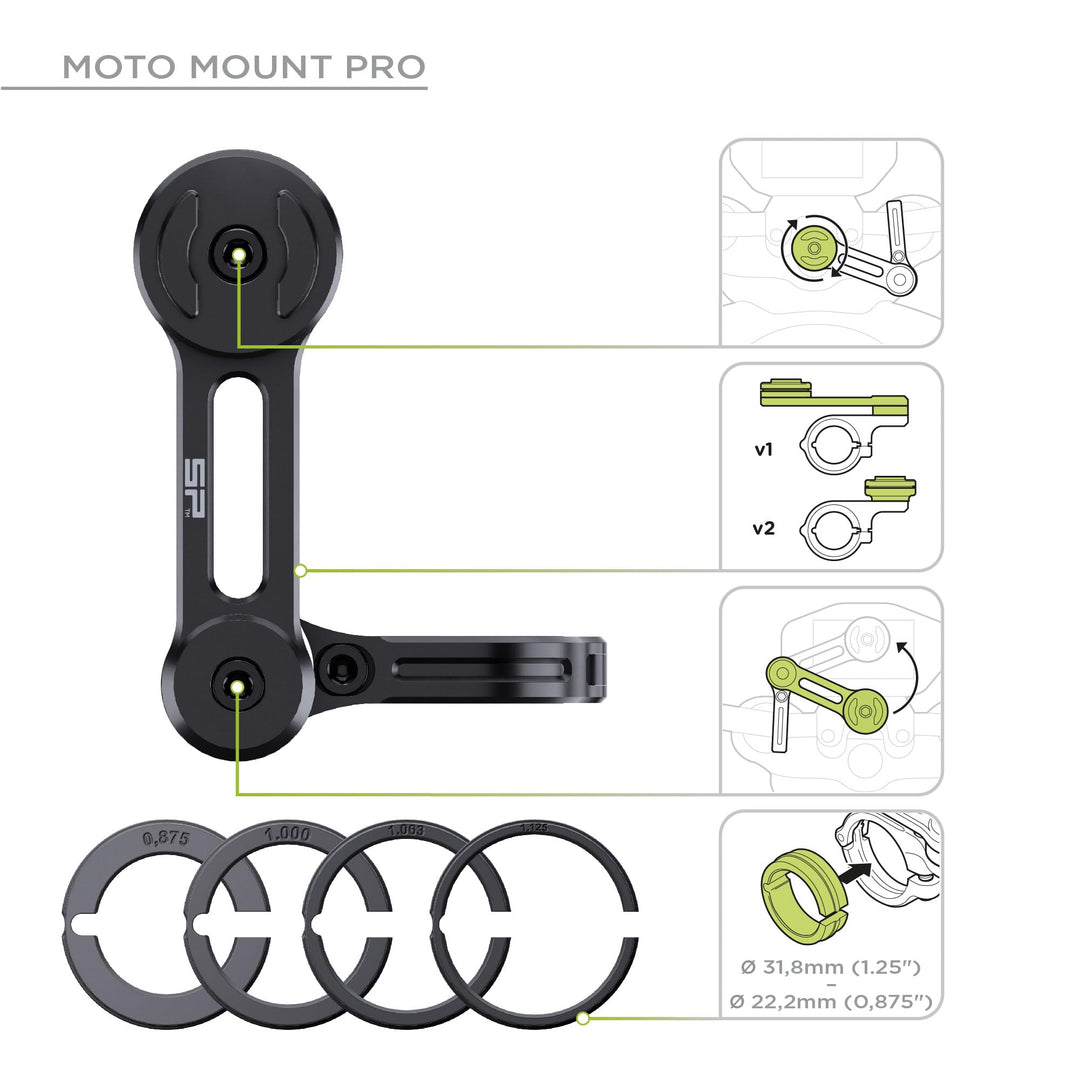 Smartphone-Halterung Motorrad Universal SPC+ mit Drehverschluss - Bild 5