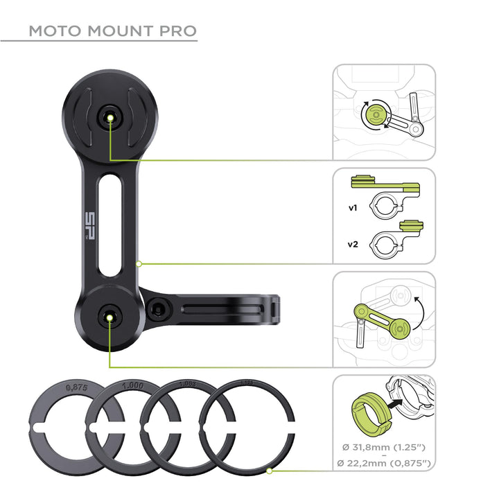 Smartphone-Halterung Motorrad Universal SPC+ mit Drehverschluss - Bild 5