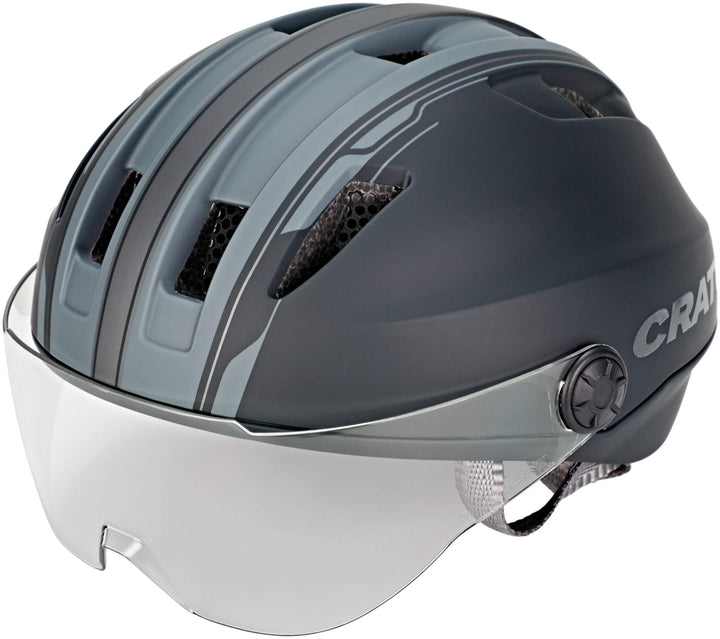 Fahrradhelm Erwachsene Unisex mit Reflektoren Grösse S Schwarz
