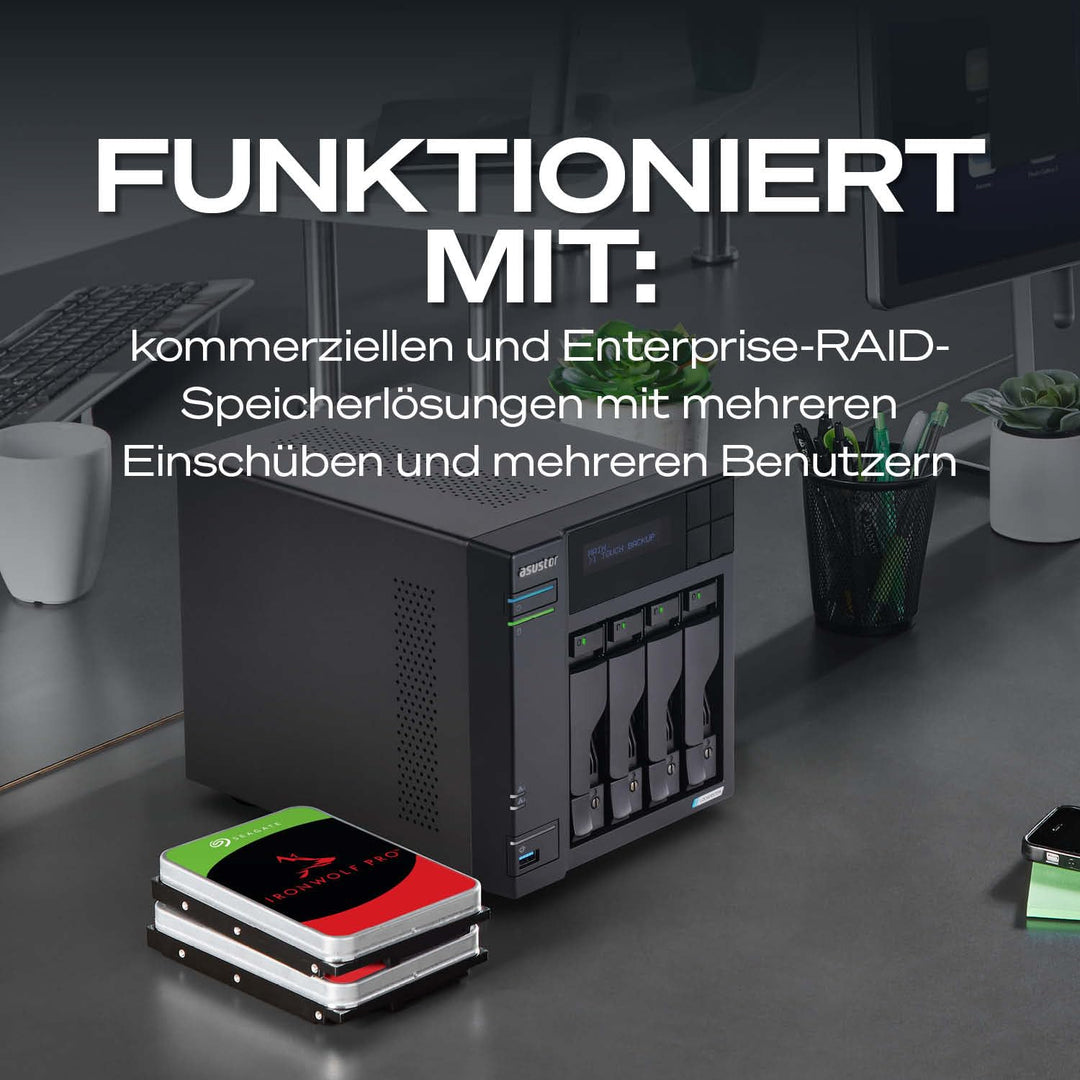 NAS-Festplatte 28TB SATA CMR IronWolf Pro fuer Dauerbetrieb - Bild 9
