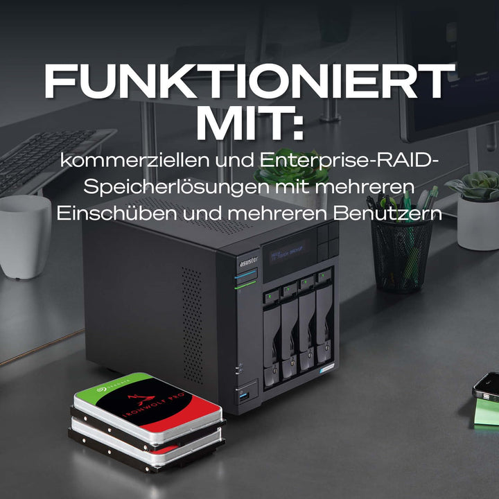 NAS-Festplatte 28TB SATA CMR IronWolf Pro fuer Dauerbetrieb - Bild 9