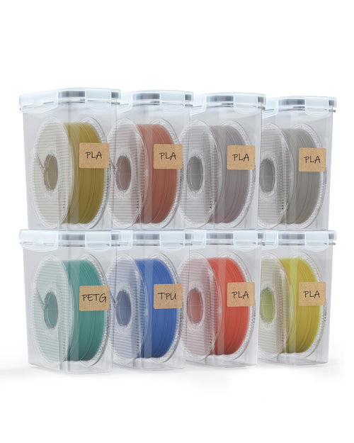 Filament Aufbewahrungsbox 4L wasser- und staubdicht 8er-Set mit Trockenmittel