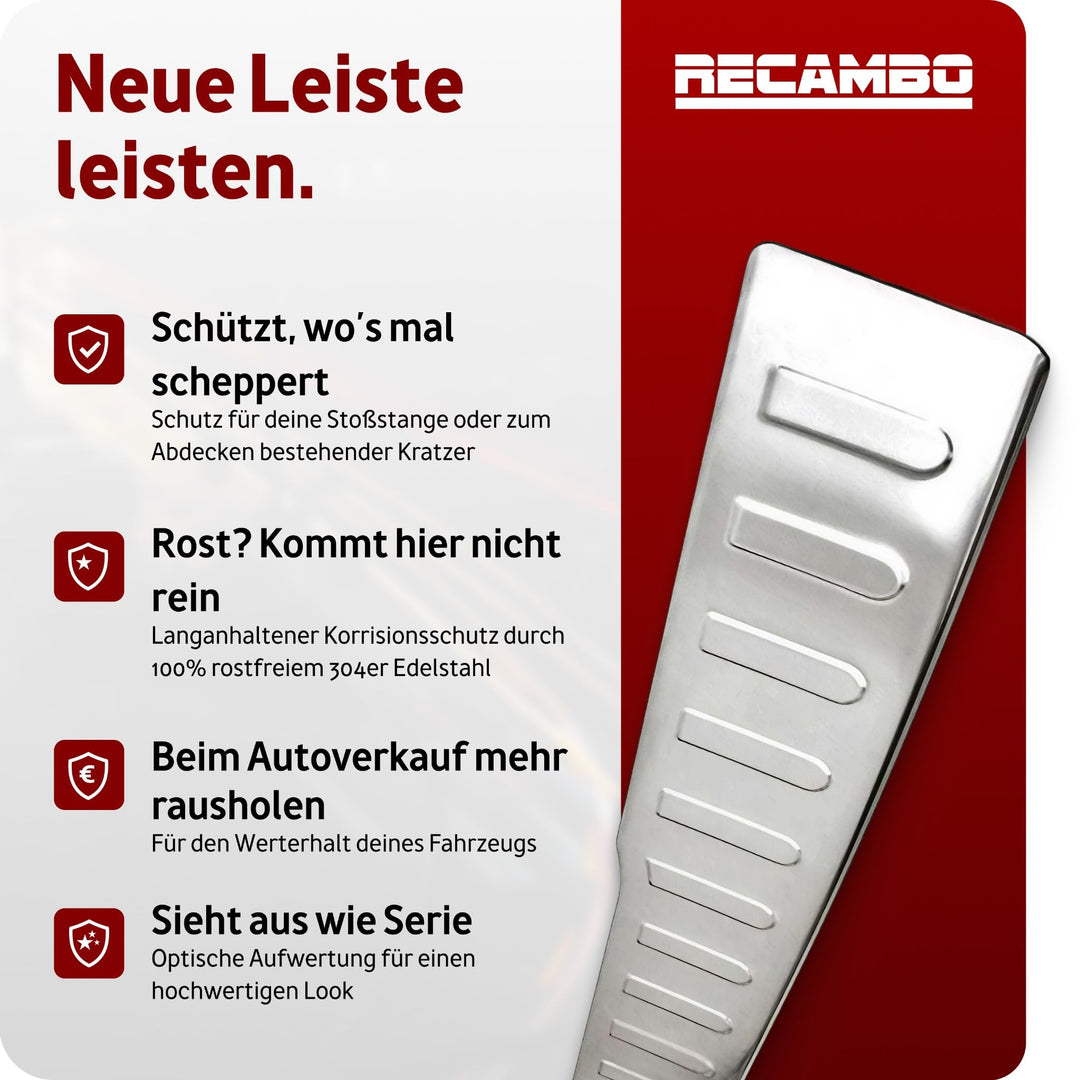 Ladekantenschutz Edelstahl für Mercedes Vito V-Klasse W447 ab 2014 - Bild 2