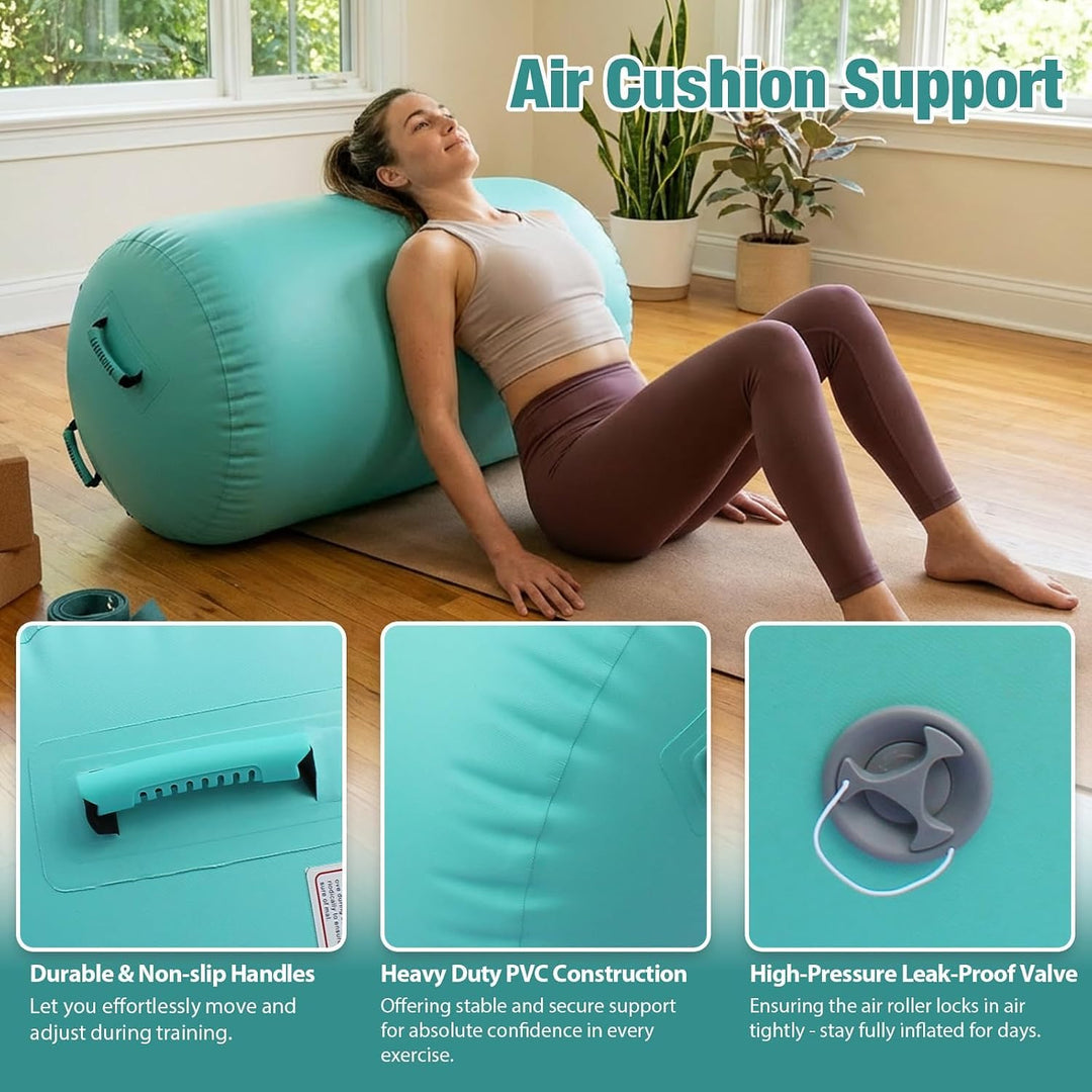 Aufblasbare Gymnastibrolle PVC mit Luftpumpe für Tumbling - Bild 7