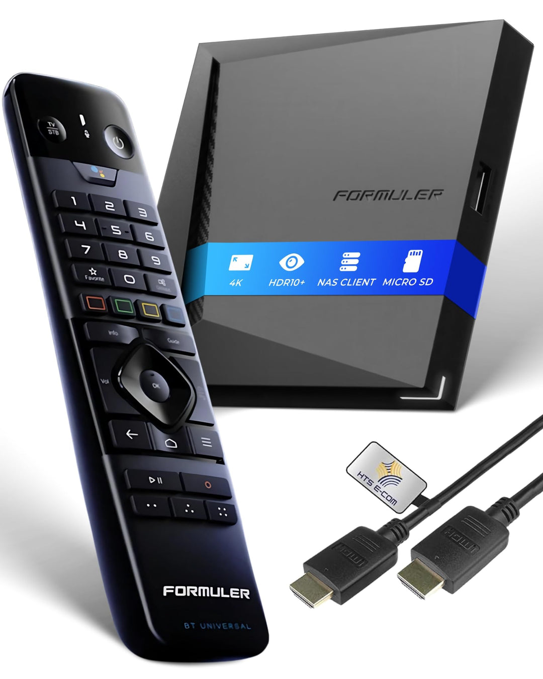 Android TV Box 4K Ultra HD mit MYTVOnline3, Bluetooth-Fernbedienung - Bild 2