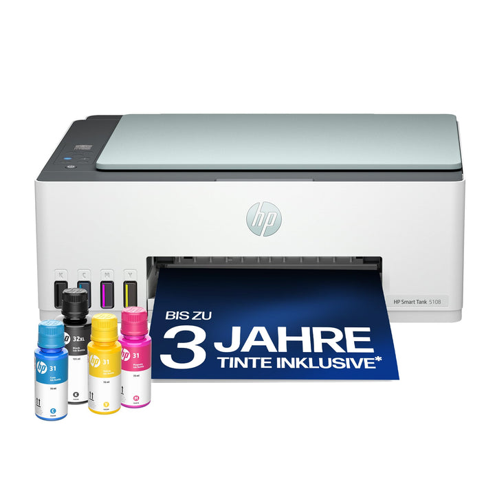 Multifunktionsdrucker Tintentank 3-in-1 WLAN mit 3 Jahren Tinte