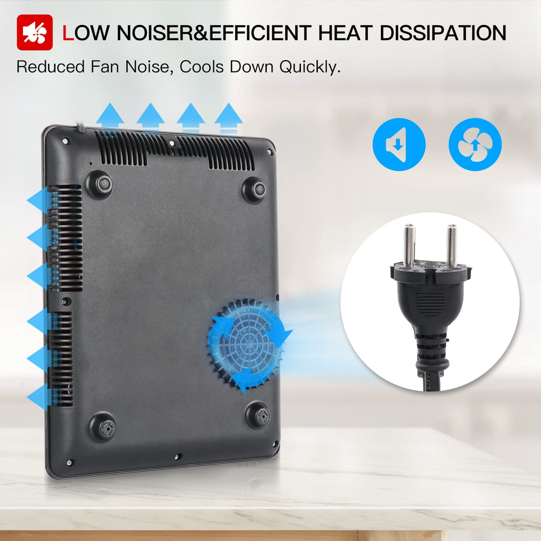 Induktionskochplatte 2100W Einzelfeld mit Timer und Touch-Steuerung - Bild 7
