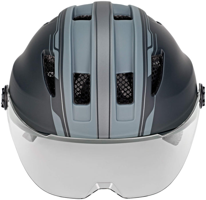 Fahrradhelm Erwachsene Unisex mit Reflektoren Grösse S Schwarz - Bild 2