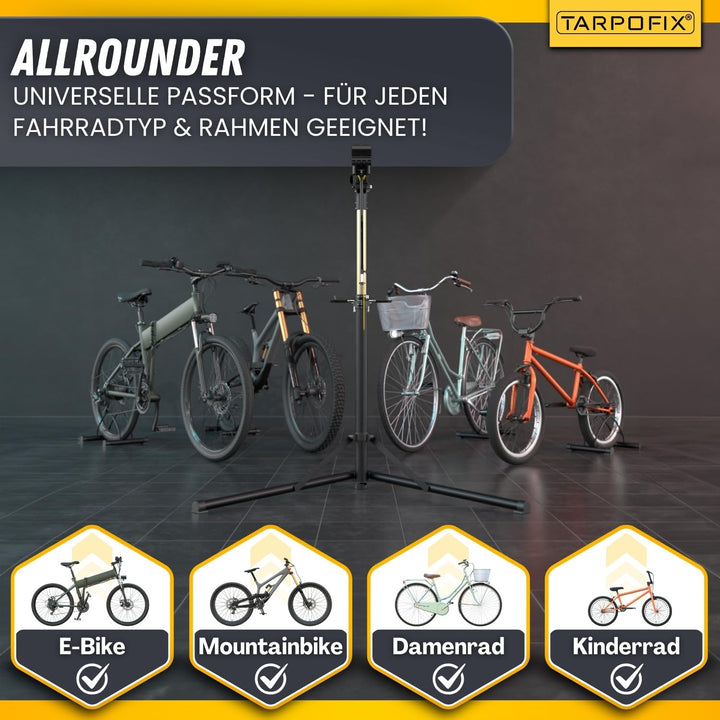 Fahrrad Montageständer höhenverstellbar 98-155 cm bis 50 kg E-Bike - Bild 4