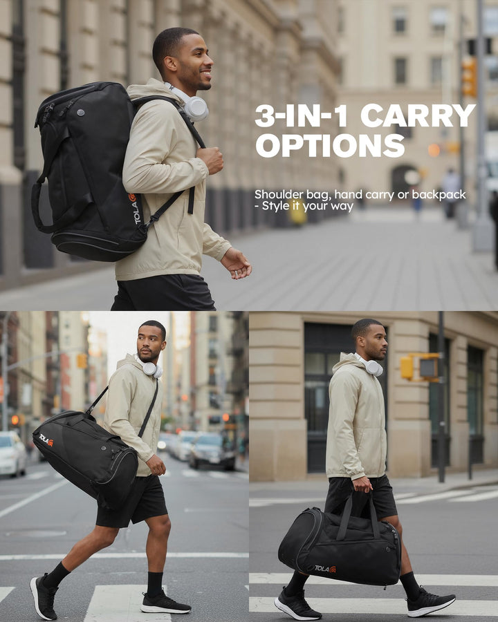 Sporttasche Rucksack 47L mit Schuhfach &amp; Nassfach für Damen &amp; Herren - Bild 2