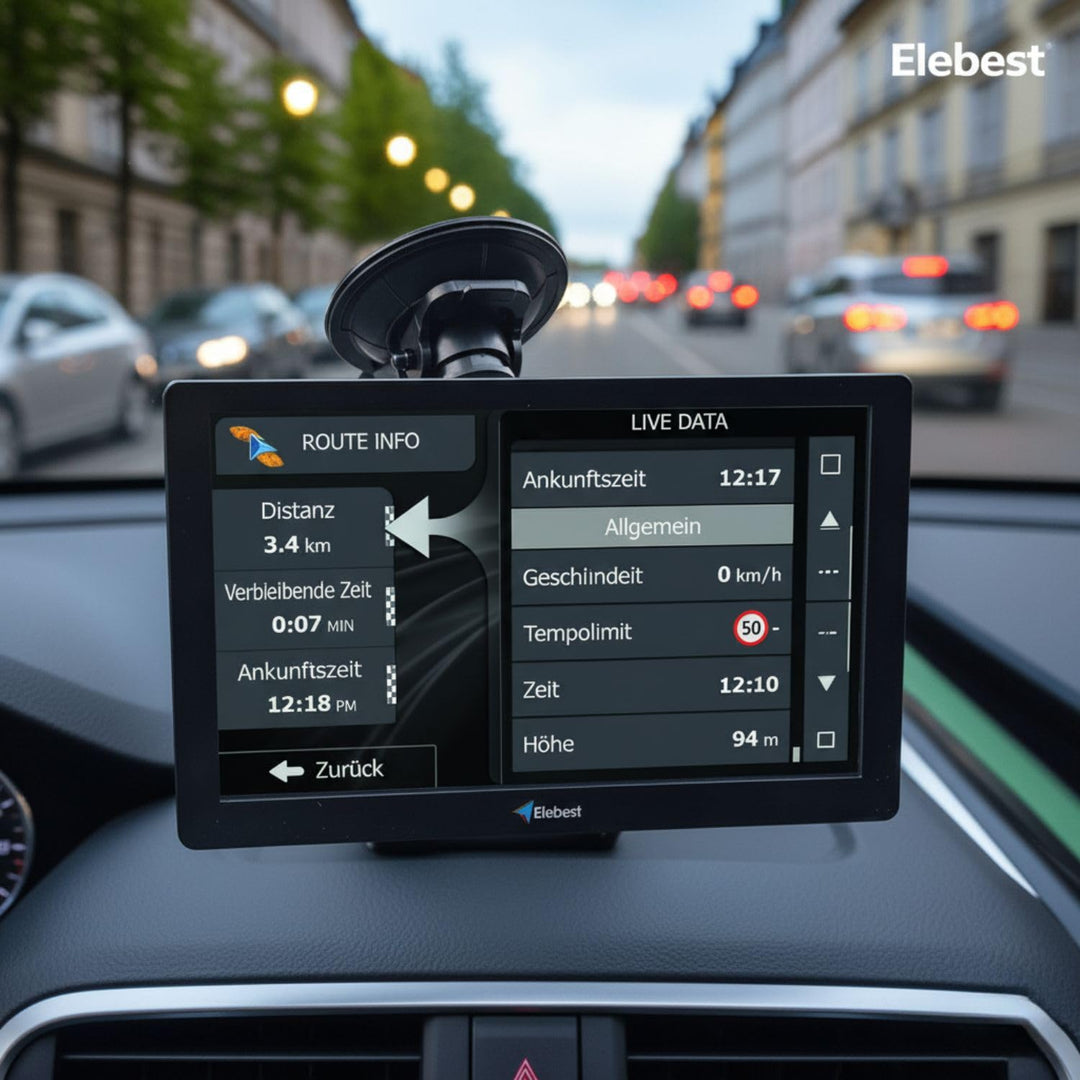 GPS-Navi 9 Zoll für Auto, LKW &amp; Wohnmobil, 52 Länder Europa - Bild 2