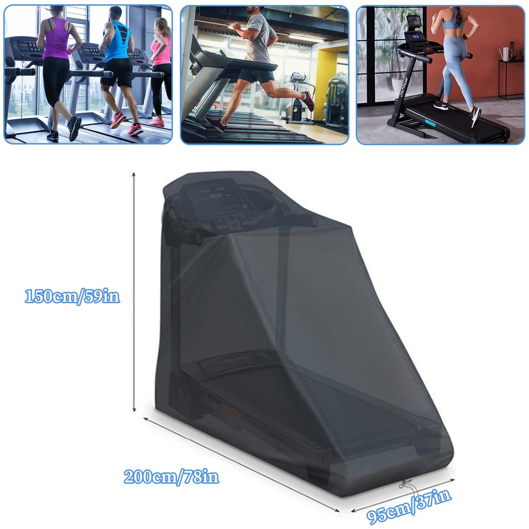 Laufband Schutzhülle wasserdicht 200x95x150 cm klappbar Oxford - Bild 3