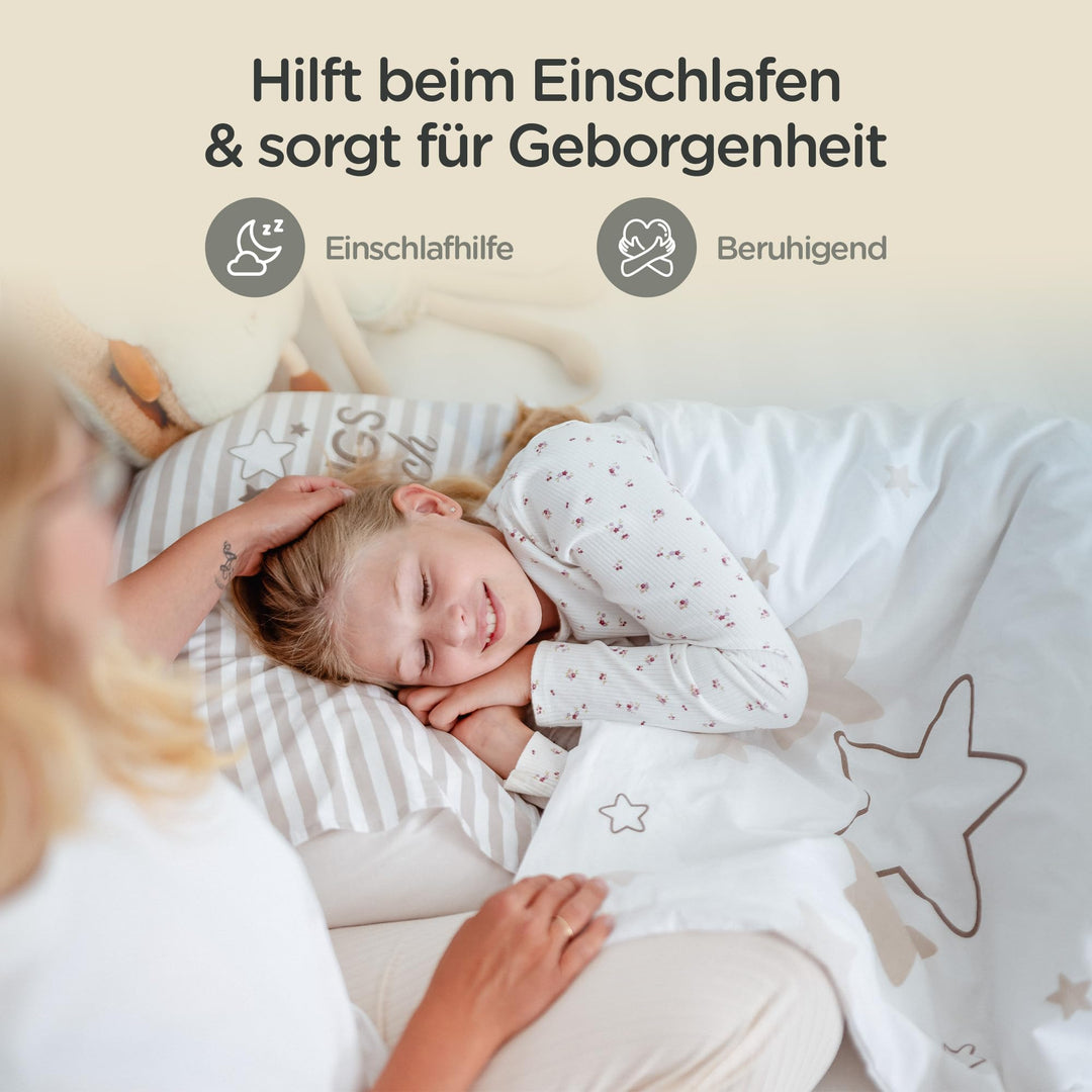 Gewichtsdecke Kinder 3 kg 100x135 cm Baumwolle OEKO-TEX weiss - Bild 3