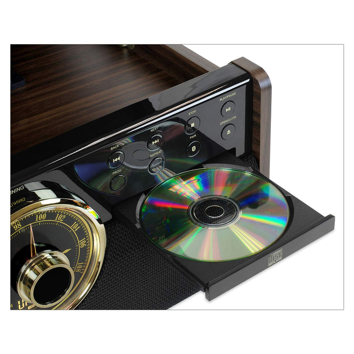 Plattenspieler 6-in-1 mit CD, Kassette, FM-Radio &amp; Bluetooth - Bild 8