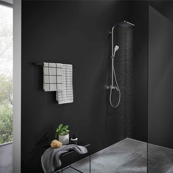 Duschsystem Unterputz Chrom 240x240mm Regendusche mit Einhebelmischer - Bild 8