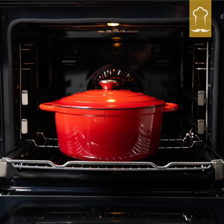 Gusseisen Cocotte emailliert 26 cm 4,7 L für alle Herdarten - Bild 8