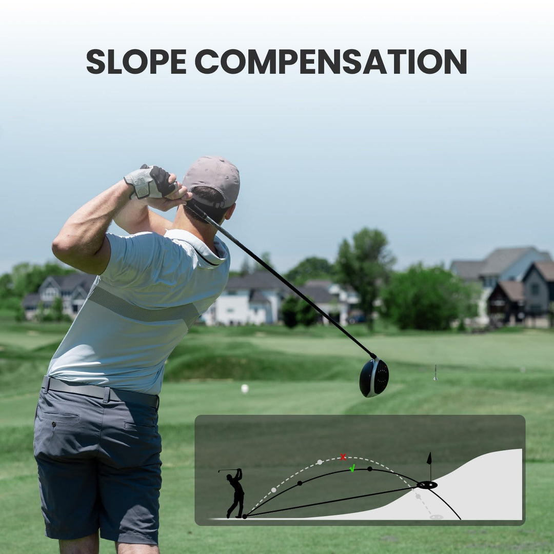 Golf Entfernungsmesser mit Slope-Schalter USB-C wiederaufladbar 1100 Yards - Bild 5