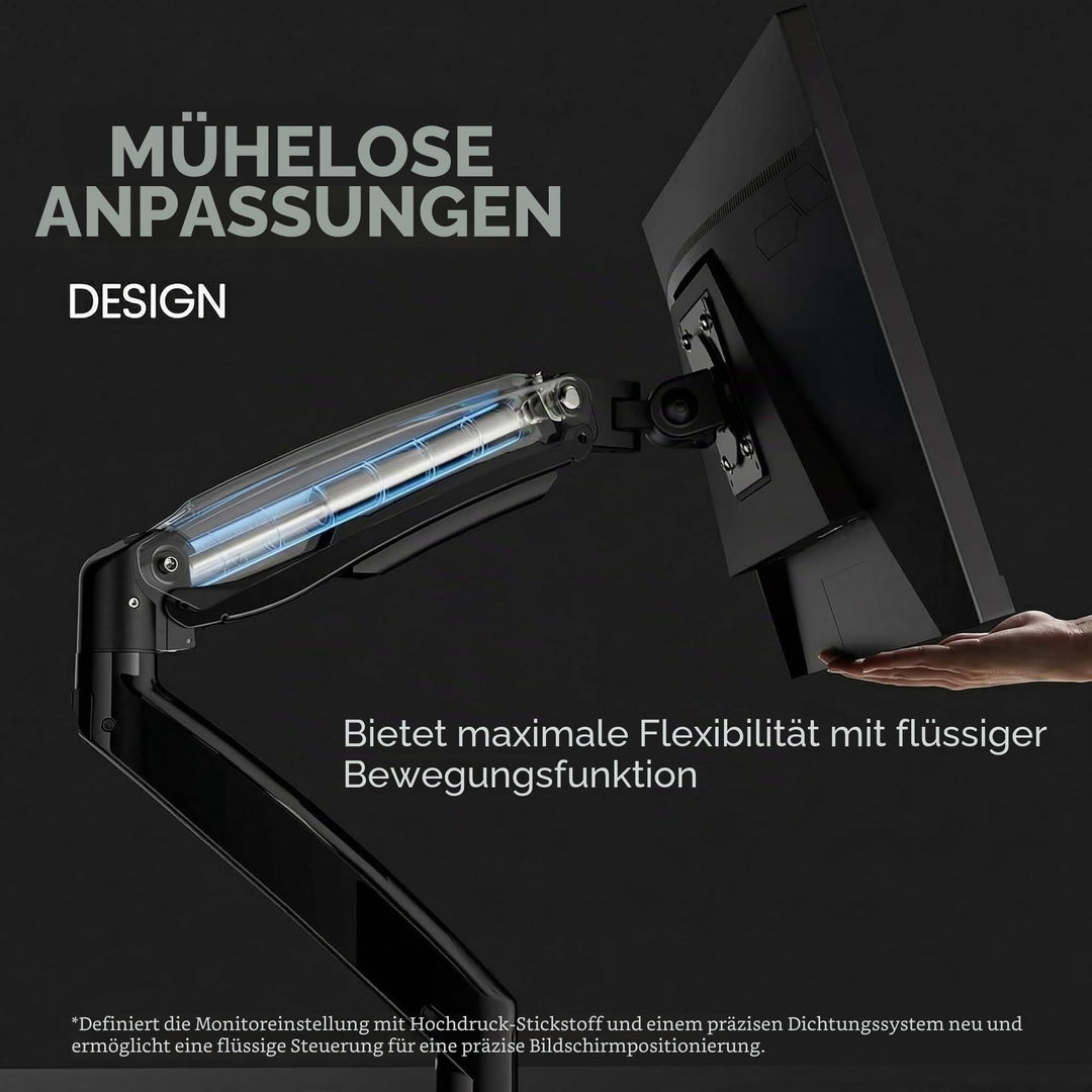 Dual Monitor Halterung 13–40 Zoll ergonomisch mit USB bis 12 kg - Bild 5