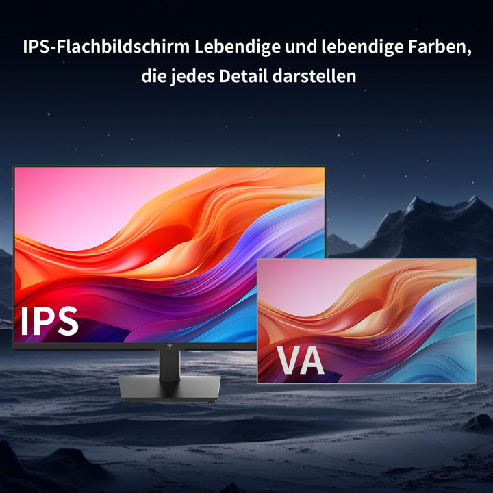 Monitor 27 Zoll QHD 2K IPS 100Hz Anti-Blaulicht fuer Gaming und Arbeit - Bild 5