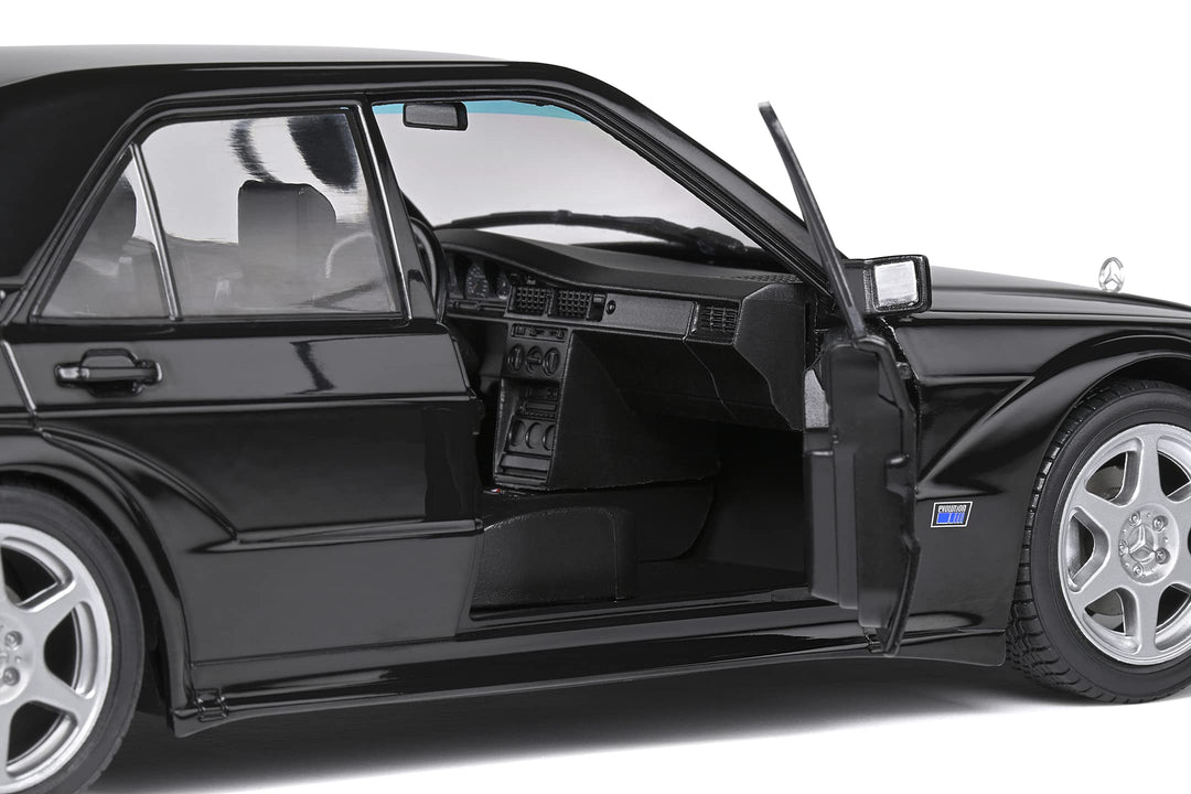 Modellauto Mercedes-Benz 190E Evo II Druckguss Metall 1:18 schwarz - Bild 5