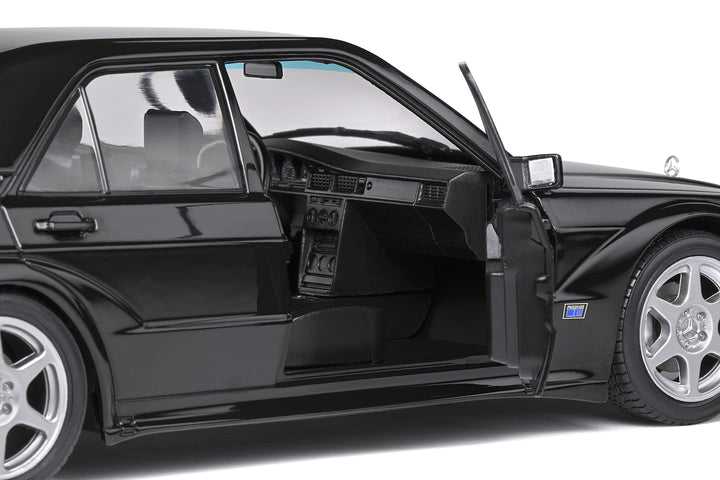 Modellauto Mercedes-Benz 190E Evo II Druckguss Metall 1:18 schwarz - Bild 5