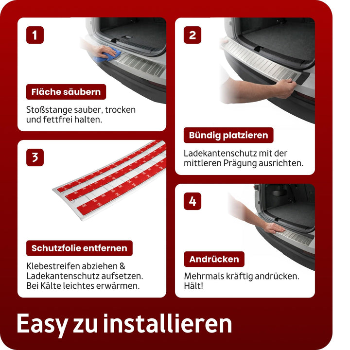 Ladekantenschutz Edelstahl für Mercedes Vito V-Klasse W447 ab 2014 - Bild 6