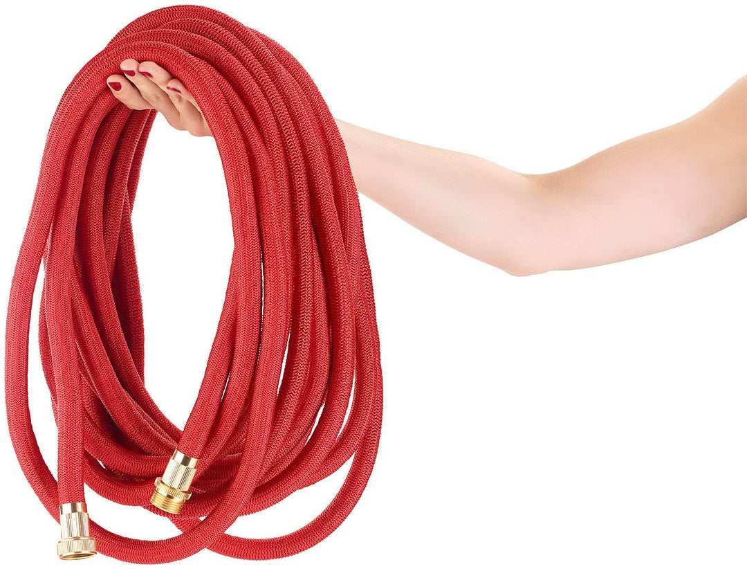 Dehnbarer Gartenschlauch Latex/Polyester mit Alu-Anschlüssen 10–30 m - Bild 3