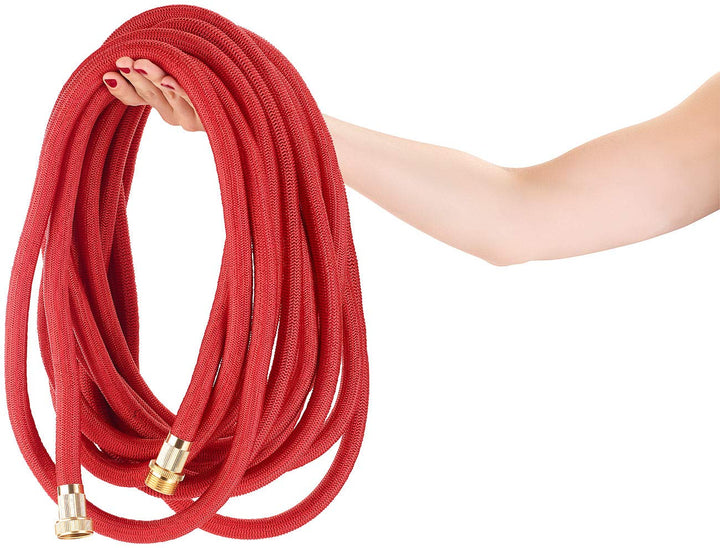Dehnbarer Gartenschlauch Latex/Polyester mit Alu-Anschlüssen 10–30 m - Bild 3