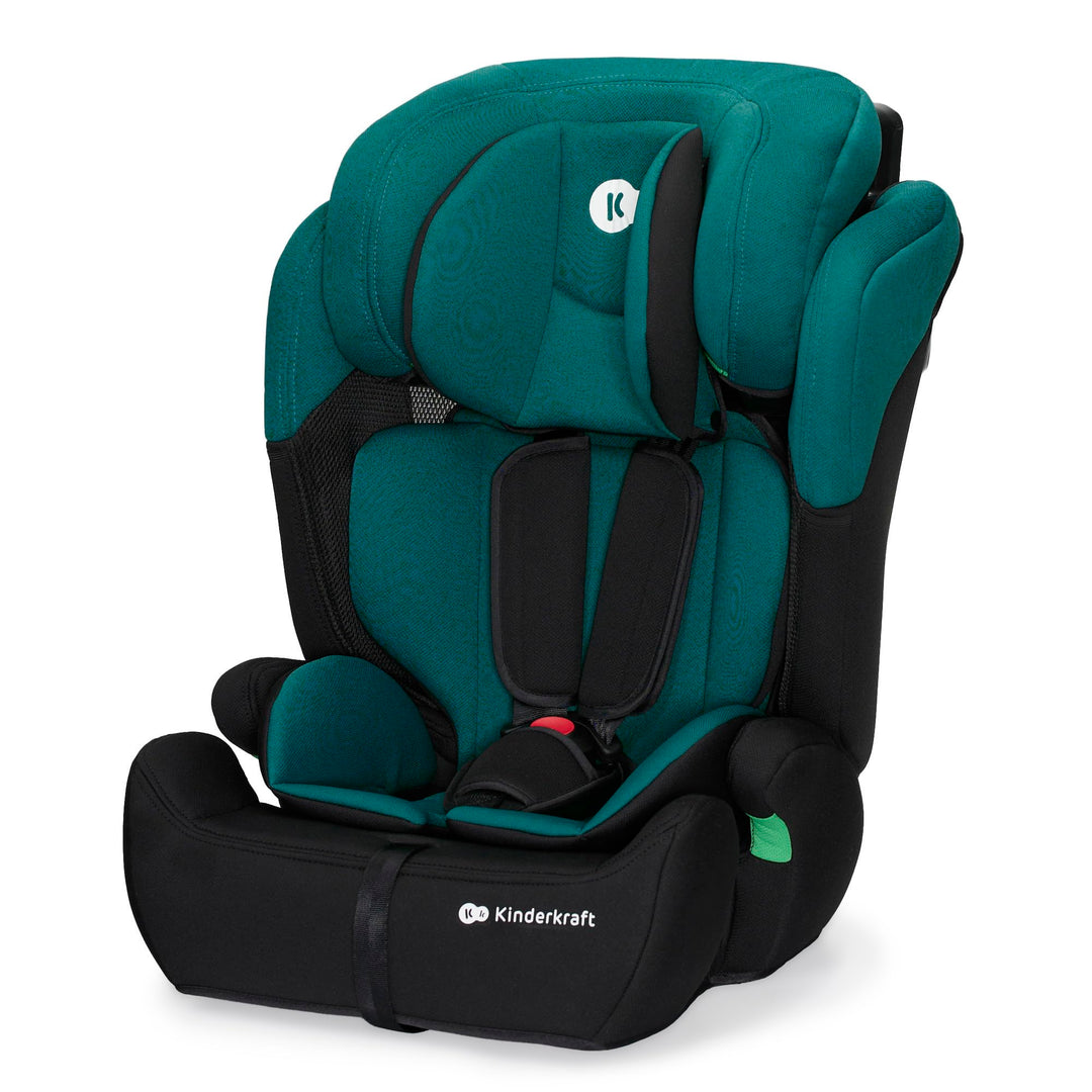 Kindersitz i-Size 76-150 cm 9-36 kg mit 11-facher Kopfstütze Grün