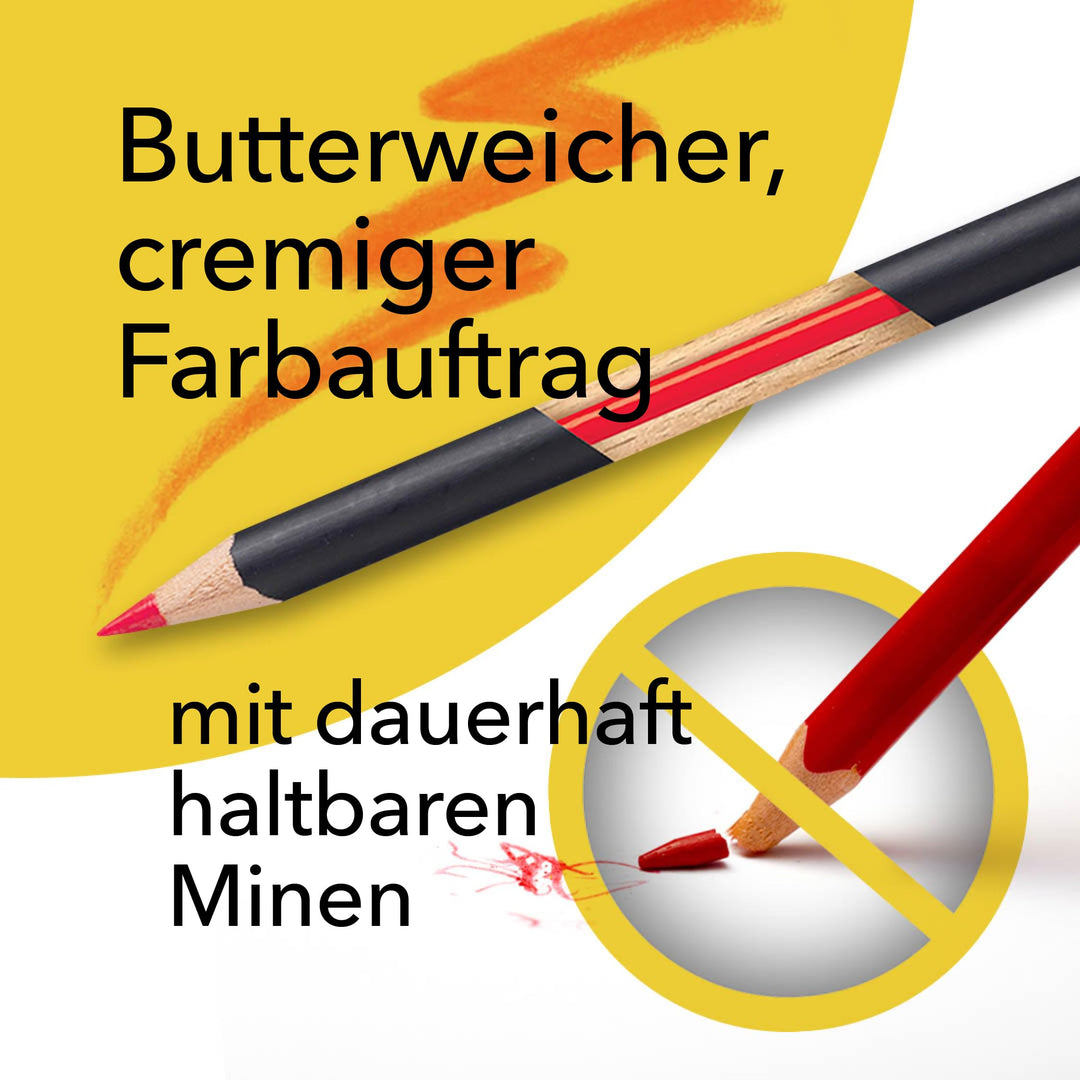 Buntstifte Set 120 Farben weicher Kern in Blechbox für Künstler - Bild 3