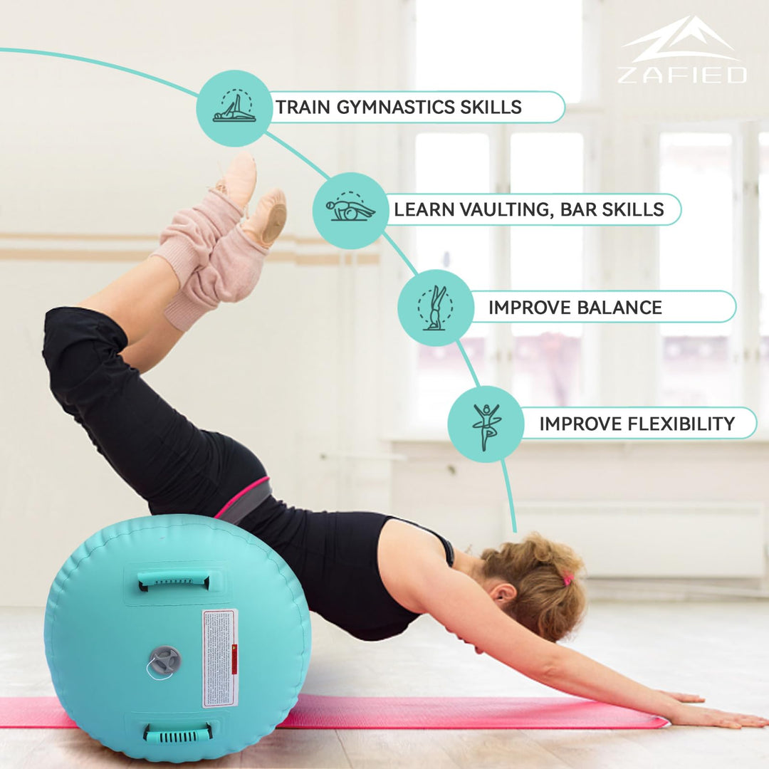 Aufblasbare Gymnastibrolle PVC mit Luftpumpe für Tumbling - Bild 3