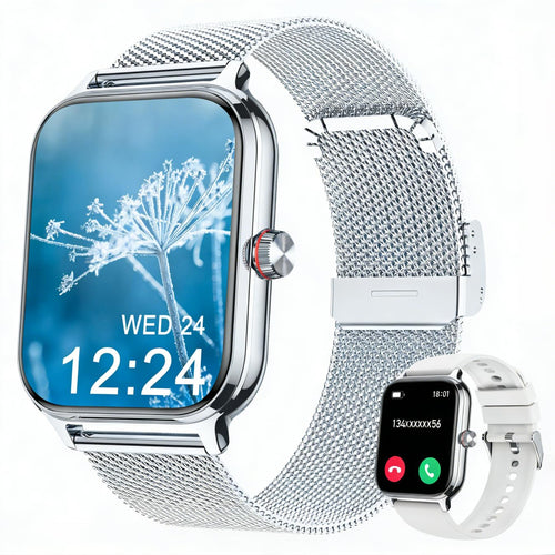 Smartwatch mit Telefonfunktion 1.96'' Display 100+ Sportmodi IP67