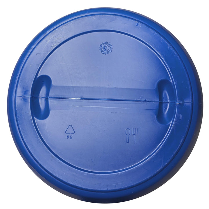 Weithalsfass 220 Liter HDPE mit Deckel Blau Regentonne Kunststoff - Bild 8
