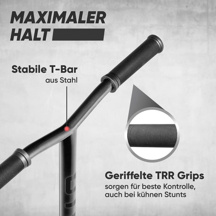 Stunt Scooter Aluminium ABEC-9 100mm PU-Räder für Kinder ab 10 - Bild 2