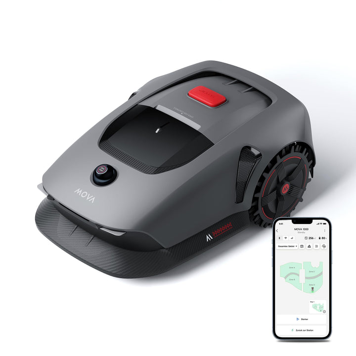 Mähroboter ohne Begrenzungskabel 360° 3D LiDAR bis 1000 m² Rasen