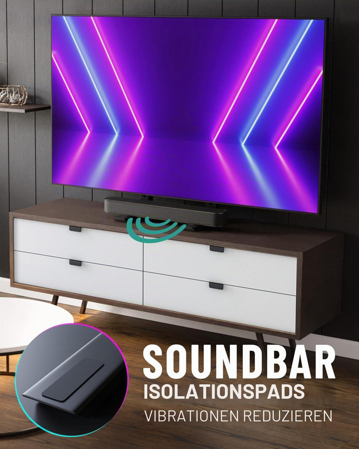 TV-Ständer universal höhenverstellbar für Fernseher 49–77 Zoll Stahl - Bild 6