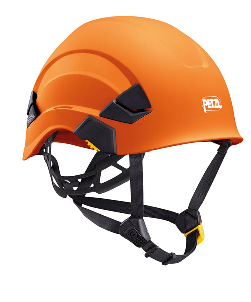 Schutzhelm für Klettern & Höhenarbeit, orange, Belüftungsöffnungen